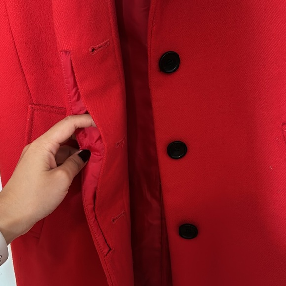 Banana Republic Red coat (blazer like coat) - Picture 2 of 11